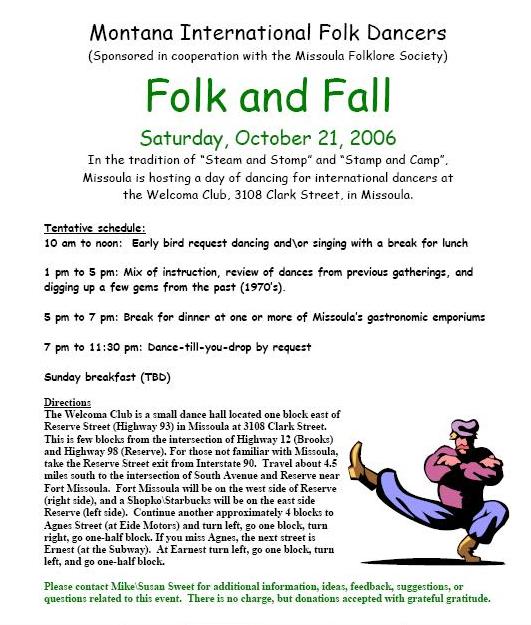 Folk and Fall flyer